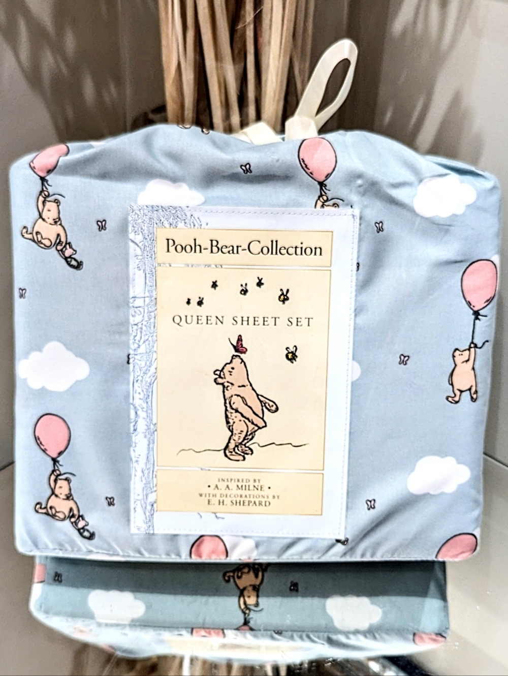 🔥LAST QUEEN Winnie the Pooh Bear Collection Sheet Set Piglet Pink Balloons